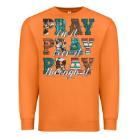 Carrot pray on it pray over it pray through it Premium Sweatshirt - Artiststas