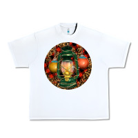 White Xmas Lantern Christmas Urban Heavy Tee - RanaPortraitStore