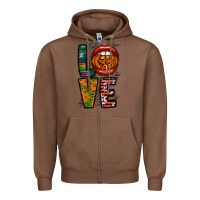 Chestnut Love Halloween Lips Zipper Hoodie - CowhideDigitalArt