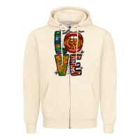 Sandshell Love Halloween Lips Zipper Hoodie - CowhideDigitalArt