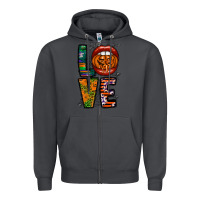 Smoke Love Halloween Lips Zipper Hoodie - CowhideDigitalArt