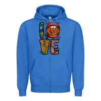 True Royal Love Halloween Lips Zipper Hoodie - CowhideDigitalArt