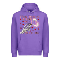 Purple not to be blunt but can i hit Premium Hoodie - MaliasSmallBusiness