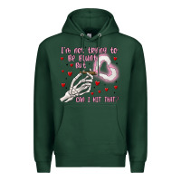 Sports Green not to be blunt but can i hit Premium Hoodie - MaliasSmallBusiness
