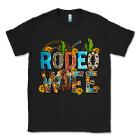 Black rodeo wife Classic Tee - Zillion Design Studio
