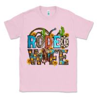 Bubblegum Pink rodeo wife Classic Tee - Zillion Design Studio