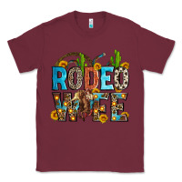 Burgundy rodeo wife Classic Tee - Zillion Design Studio