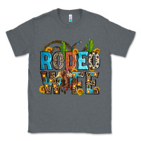 Charcoal Heather rodeo wife Classic Tee - Zillion Design Studio