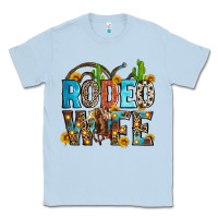 Dusty Blue rodeo wife Classic Tee - Zillion Design Studio
