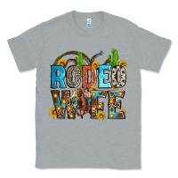 Heather Grey rodeo wife Classic Tee - Zillion Design Studio
