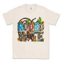 Natural rodeo wife Classic Tee - Zillion Design Studio