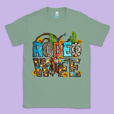Rodeo Wife Classic Tee Designed By Zillion Design Studio