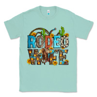 Seafoam rodeo wife Classic Tee - Zillion Design Studio