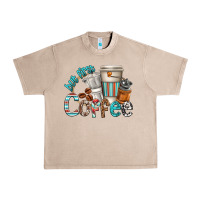 French Oak but first coffee Urban Heavy Tee - texasbilliewilder