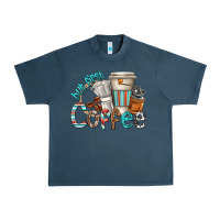Midnight Navy but first coffee Urban Heavy Tee - texasbilliewilder