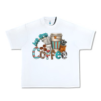 White but first coffee Urban Heavy Tee - texasbilliewilder