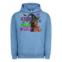 Pigment Pebble Blue 100 that witch Urban Hoodie - NancyCooperArtShop
