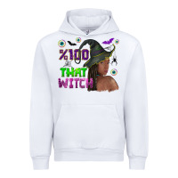 White 100 that witch Urban Hoodie - NancyCooperArtShop