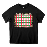 Black Christmas Pattern Heavy Core Tee - CowhideDigitalArt
