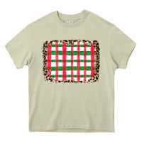 Mossy Christmas Pattern Heavy Core Tee - CowhideDigitalArt