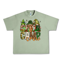 Oil Green camp crew with gnomies Urban Heavy Tee - texasbilliewilder