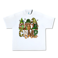 White camp crew with gnomies Urban Heavy Tee - texasbilliewilder