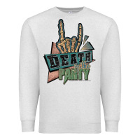 Oatmeal Heather death of the party white Premium Sweatshirt - JahusDesignShop
