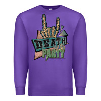 Purple death of the party white Premium Sweatshirt - JahusDesignShop
