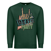 Sports Green death of the party white Premium Sweatshirt - JahusDesignShop