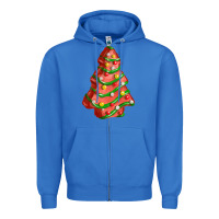 True Royal red christmas cake fa element Zipper Hoodie - FaDigitalArtStudio