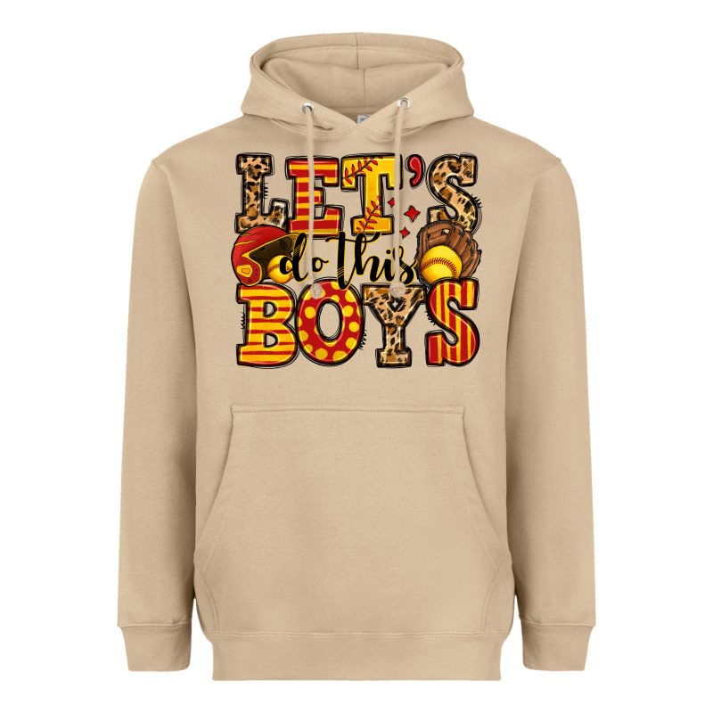 Let's Do This Boys Softball Heavyweight Hoodie by Jasminsmagicworld | Teevron