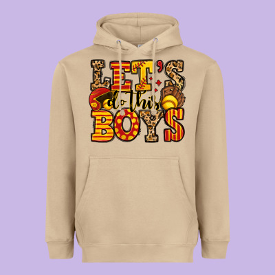Let's Do This Boys Softball Heavyweight Hoodie Designed By Jasminsmagicworld