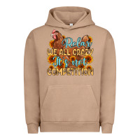 Pigment Burro relax we all crazy it s not competition Urban Hoodie - MaliasSmallBusiness