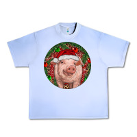 Grape Ice Pig Christmas Urban Heavy Tee - RanaPortraitStore
