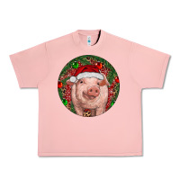 Salmon Pig Christmas Urban Heavy Tee - RanaPortraitStore