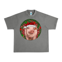 Tornado Pig Christmas Urban Heavy Tee - RanaPortraitStore