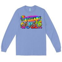 Colony Blue the future is queer Long Sleeve Tee - Zillion Design Studio