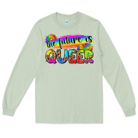 Matcha the future is queer Long Sleeve Tee - Zillion Design Studio