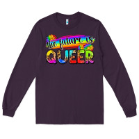 Plum the future is queer Long Sleeve Tee - Zillion Design Studio