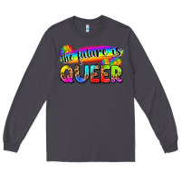 Smoke the future is queer Long Sleeve Tee - Zillion Design Studio