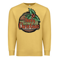 Antique Gold Merry Christmas Premium Sweatshirt - JahusDesignShop