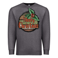 Charcoal Heather Merry Christmas Premium Sweatshirt - JahusDesignShop