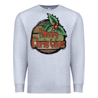 Heather Grey Merry Christmas Premium Sweatshirt - JahusDesignShop