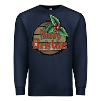 Navy Merry Christmas Premium Sweatshirt - JahusDesignShop