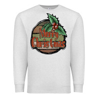 Oatmeal Heather Merry Christmas Premium Sweatshirt - JahusDesignShop