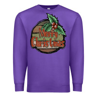 Purple Merry Christmas Premium Sweatshirt - JahusDesignShop
