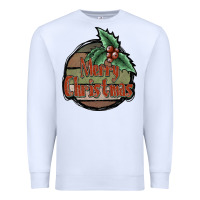 White Merry Christmas Premium Sweatshirt - JahusDesignShop