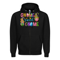 Black Easter gnome sweet gnome Zipper Hoodie - Neo Western