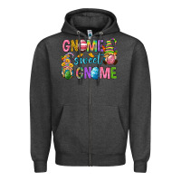 Charcoal Heather Easter gnome sweet gnome Zipper Hoodie - Neo Western