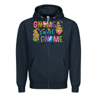 Navy Easter gnome sweet gnome Zipper Hoodie - Neo Western